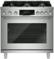 Bosch® 800 Series 36” Stainless Steel Freestanding Gas Range-0