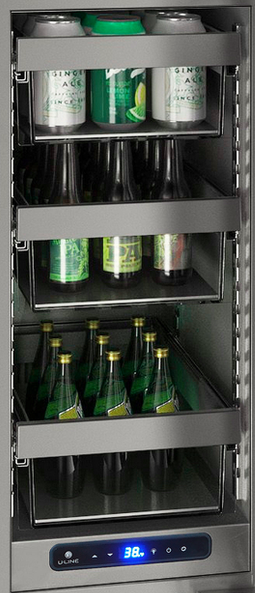 U-Line® 15" 2.9 Cu. Ft. Panel Ready Built-In or Freestanding Under The Counter Refrigerator-1