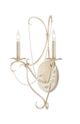 Currey & Company Currey in a Hurry Crystal Lights Silver Leaf Wall Sconce-1