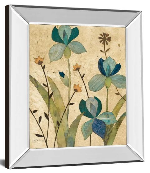 Classy Art Garden’s Edge Il by Charlene Olson Mirror Framed Wall Art-1