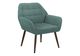 Monarch Specialties Inc. Turquoise 29" Accent Chair with Walnut Wood Legs-0