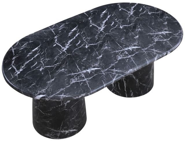 Meridian Furniture Cosenza Black 78" Indoor/Outdoor Concrete Dining Table-2