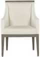 Hooker® Furniture Modern Mood Cottony Cotton/Mink Upholstered Dining Arm Chair-2