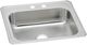 Elkay Celebrity® Brushed Satin 25" x 22" x 7" 2-Hole Single Bowl Drop-In Sink-0
