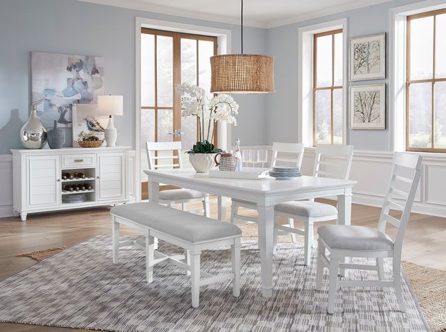 Magnussen Home® Charleston White Dove Rectangular Dining Table-1