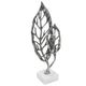 A & B Home Chrome Leaf Duo Sculpture-0