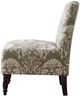Olliix by Madison Park Taupe Lola Tufted Armless Chair-1