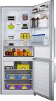 Summit® 28" 13.8 Cu. Ft. Stainless Steel Counter Depth Bottom Freezer Refrigerator-2