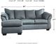 Signature Design by Ashley® Darcy Steel Sofa Chaise-2