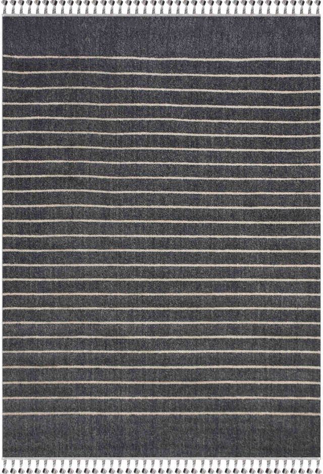 Renwil® Ambrose Grey/Navy 10' x 2'6" Runner Rug
