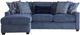 Behold™ Home Bowmore Navy Sofa Chaise-2