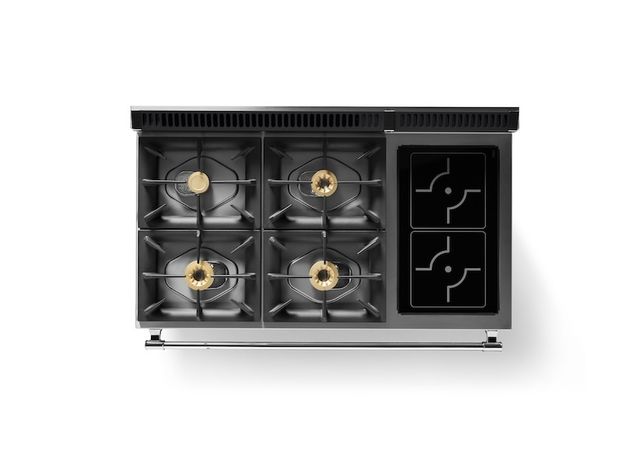 Viking® Tuscany 48" Onyx Pro Style Dual Fuel Range with 2 Induction-2