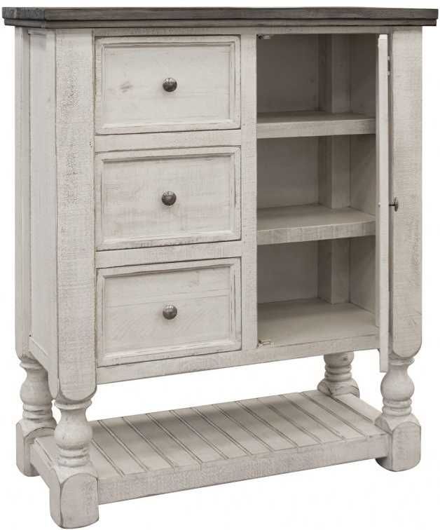 International Furniture Direct Stone Ivory Chest-0