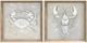 Crestview Collection Pinch & Claw 2-Piece Wall Art Set-0