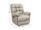 Best® Home Furnishings Brosmer Beige Power Tilt Headrest Recliner-4