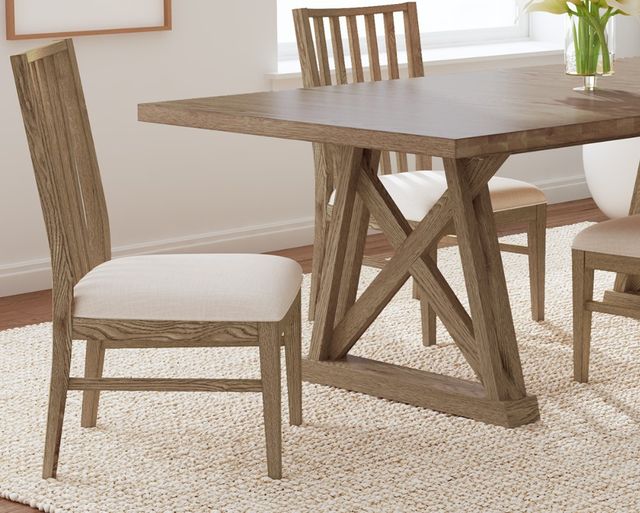 A-America® Weston Acorn Upholstered Dining Side Chair-1