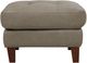Leather Italia™ Georgetowne Ellis Green Pea Ottoman-0