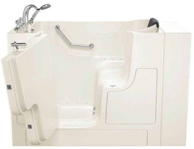 American Standard Gelcoat Linen 30” x 52” Walk-in Tub with Air Spa System - Left-Hand Drain with Faucet-4
