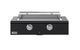 Caliber™ Rockwell Social 42" Matte Black Built-In Natural Gas Outdoor Griddle with Polished Chrome Hardware-0