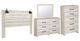 Signature Design by Ashley® Cambeck 4-Piece Whitewash White Full Storage Panel Headboard Bedroom Set-0
