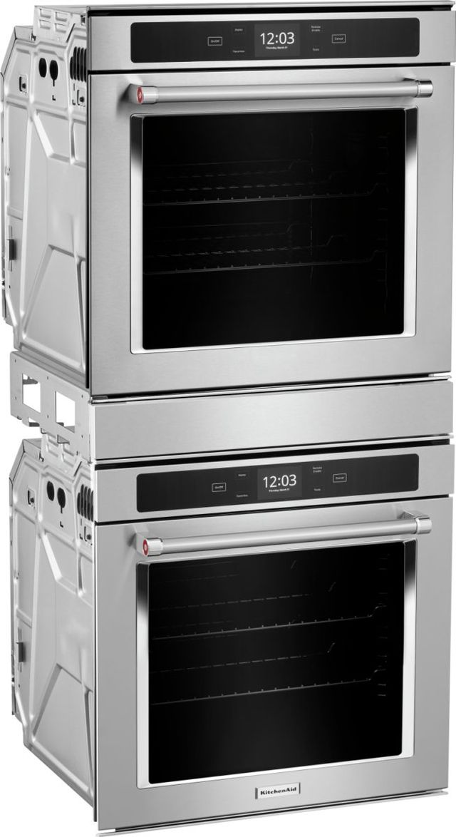 KitchenAid® 24" FingerPrint Resistant Stainless Steel Double Electric Wall Oven-2