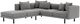 EQ3 Customizable Replay 2-Piece Fabric Left-Arm Facing Sofa Sectional and Backless Chaise-0