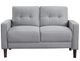 Coaster® Bowen 3-Piece Gray Upholstered Track Arm Tufted Seating Set-2
