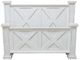 Million Dollar Rustic High Cotton White Queen Panel Bed-0