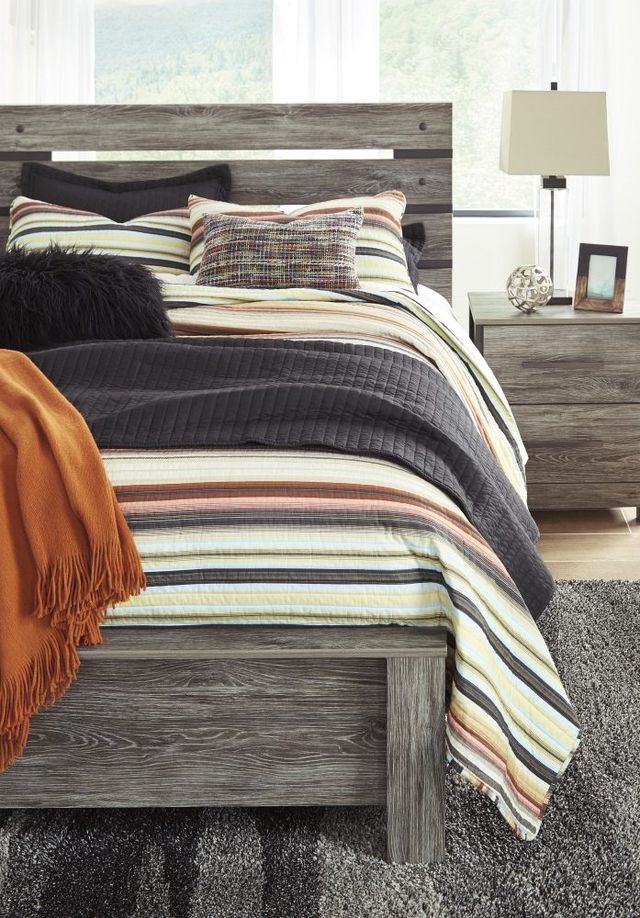 Signature Design by Ashley® Cazenfeld Black/Gray Queen Panel Headboard-4