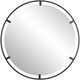 Uttermost® Cashel Satin Black Round Mirror-0