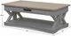Parker House® Americana Modern Weathered Natural Cocktail Table with Dove Base-2