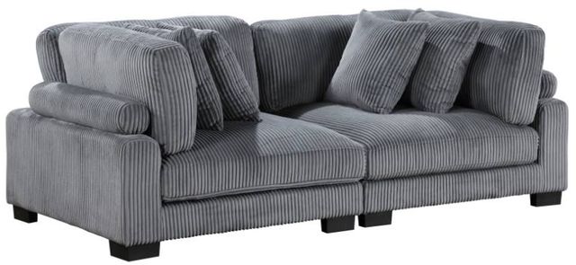 Homelegance® Traverse Gray Loveseat-0