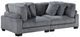 Homelegance® Traverse Gray Loveseat-0