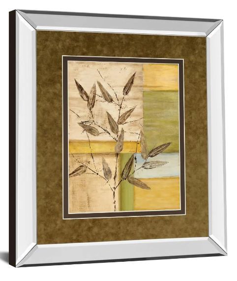 Classy Art Urban Garden l by Norm Olson Mirror Framed Wall Art-1