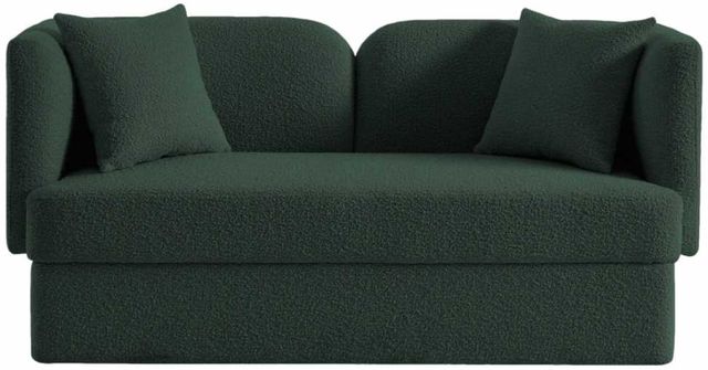 Meridian Furniture Marcel Green Loveseat-1