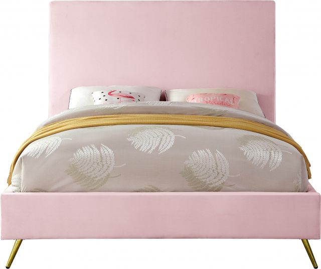 Meridian Furniture Jasmine Pink King Bed-0