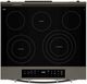 Whirlpool® 30" Black-on-Stainless Slide-In Electric Range with Air Cooking Technology, No Preheat Air Fry, WipeClean™ Coating, Steam/Self Clean and High Speed Preheat-3