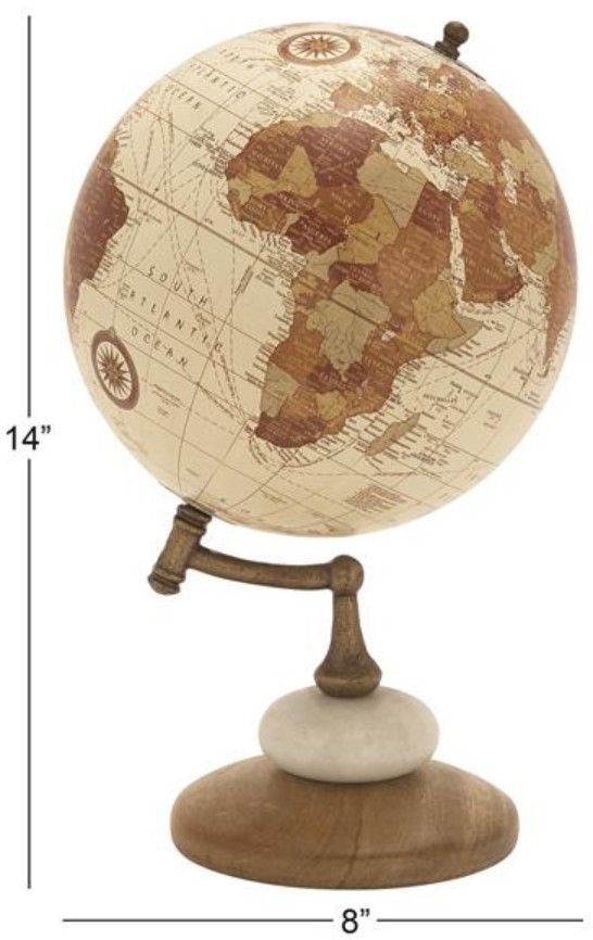 Deco Marche Cream Globe-1