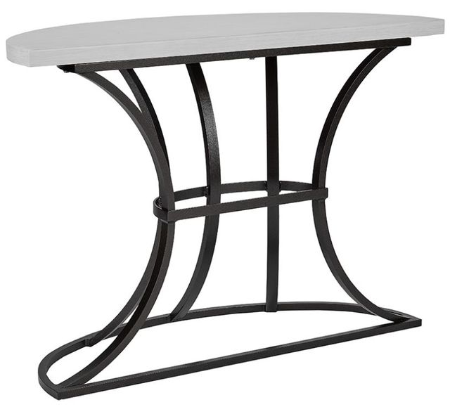Lane Venture® Calistoga Demi Lune Off-White Console-1