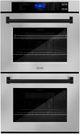 ZLINE Autograph Edition 30" Stainless Steel Double Electric Wall Oven-0