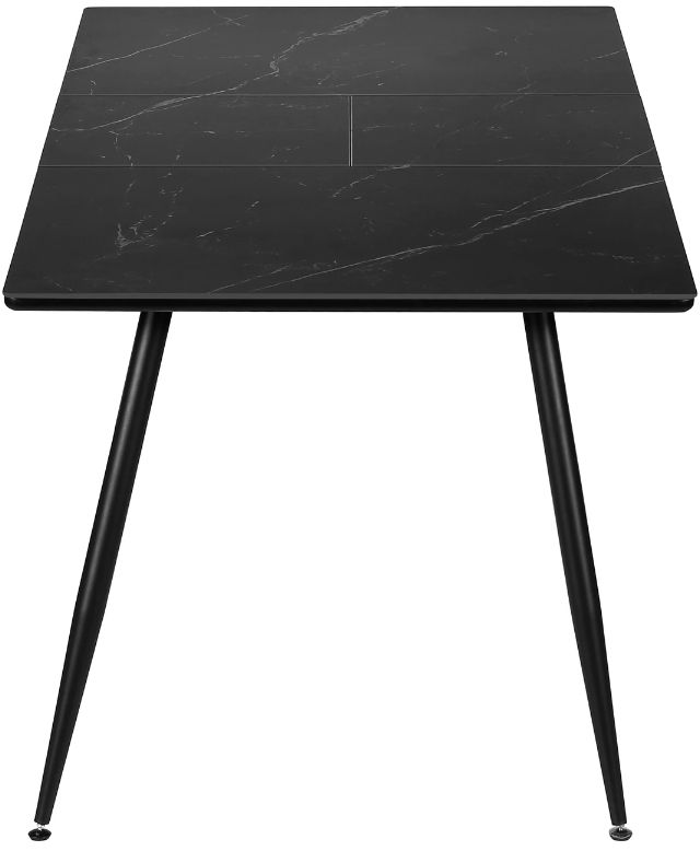 Monarch Specialties Inc. Grey Stone 63" Dining Table-3