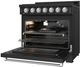 Thor Kitchen® Gordon Ramsay 36" Black/Stainless Steel Freestanding Pro Style Gas Range with Precision Knob-4