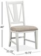 Magnussen Home® Heron Cove Baja Fog/Chalk White Side Chair-2