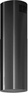 Front view of the XO 16" Black Island Range Hood