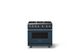 Viking® 5 Series 36" Squall Pro Style Gas (LP) Range with Brushed Brass Trim-0