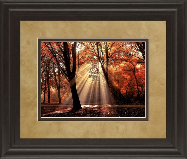 Classy Art Dressed To Shine” By Lars Van De Goor Red 34 in. x 40 in. Framed Print Wall Art-0
