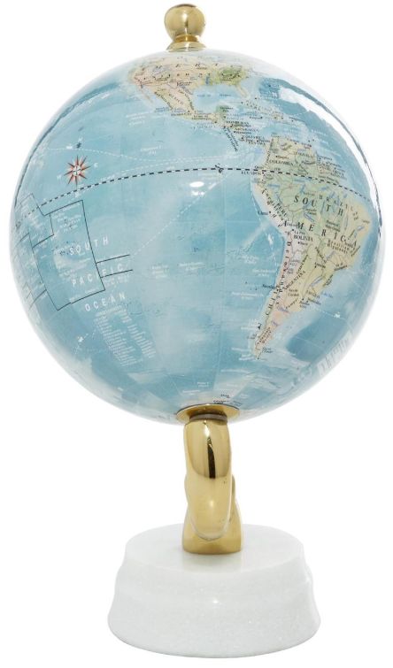 Deco Marche Blue 11" Globe-2