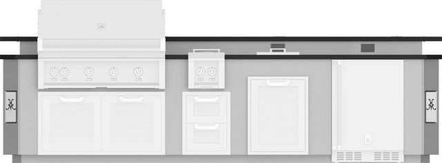 Hestan® GE Series 12' Stainless Steel Outdoor Living Suite