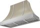 AGA Cascade 48" Fawn Wall Mounted Range Hood with Brushed Nickel Trim-0