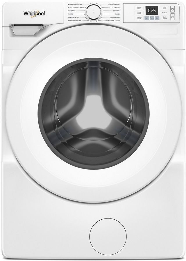 Whirlpool® 4.5 Cu. Ft. White Front Load Washer | MVB Appliance ...